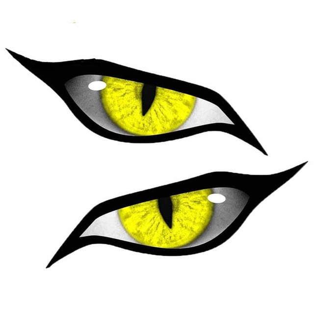 Devil's Eye Sticker for Cars Motorcycles Computers and Walls Self-Adhesive Decorative Vinyl Decal 1 Piece
