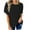 Black, variant on Women's Open-Back Tie-Detail Blouse - Short Sleeve Casual Top, for Dates & Nights