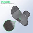 thumbnail image 5 of LITERRA Mens 6 Pairs Crew Hiking Socks Athletic Cushion Outdoor Sock for Men, 5 of 6