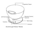 thumbnail image 3 of ruzhgo Ocean Wave Projector LED Colors Change Lamp In Music Night Light Built In Music Player Remote Control Colors Change Star Bedroom Lamp, 3 of 9