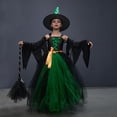 thumbnail image 2 of WEAIXIMIUNG Robes d'Été Mignonnes pour Enfants Robe Personnalisée pour Filles Robe Tutu en Tulle avec Manches Chapeau Ensemble 4 Pcs Performance, 2 of 6