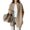 Khaki, variant on comerut Women Winter Coat Single-breasted Solid Color Long Sleeves Loose Knitted Keep Warm Sweaters Korean Style Thick Women Coat Women Clothing