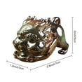 thumbnail image 5 of sunsanly Color Changing Tea Pet Pixiu Resin Lucky Statue Kung Fu Tea Tray Decor Light Up Feng Shui Ornament Home Office Desk Gift, 5 of 7