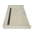 thumbnail image 2 of Tile Redi RT3860CBFB-PVC-SQBN Redi Trench 38" X 60" Rectangular Barrier Free Shower Base -, 2 of 7