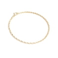 thumbnail image 1 of Pulsera Torsal 2mm Unisex 18cm Oro Italiano Hueco 10k Ametrinaa PU10K0006, 1 of 5