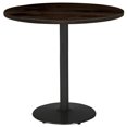 thumbnail image 1 of Pemberly Row 36" Round Breakroom Table Espresso Round Black Base Bistro Height, 1 of 3