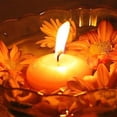 thumbnail image 4 of Mini velas flotantes de parafina para decoración de fiestas 16 Uds. (amarillo), 4 of 5
