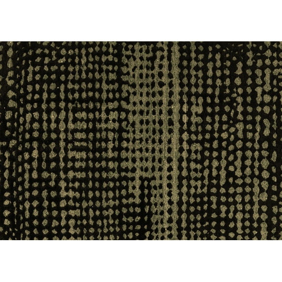 Ahgly Company Indoor Rectangle Abstract Brown Modern Area Rugs, 3' x 5'