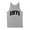 Gray, variant on 1971 College Style Tank Top Unisex Large White