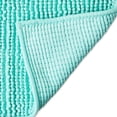 thumbnail image 2 of Mainstays Aqua Chenille Noodle Bath Rug, 17" x 24", 2 of 8