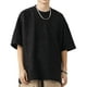 thumbnail image 2 of Camiseta de manga corta para hombre, tendencia de moda urbana, Top holgado con estampado de letras en 3D, cuello redondo, 2 of 8