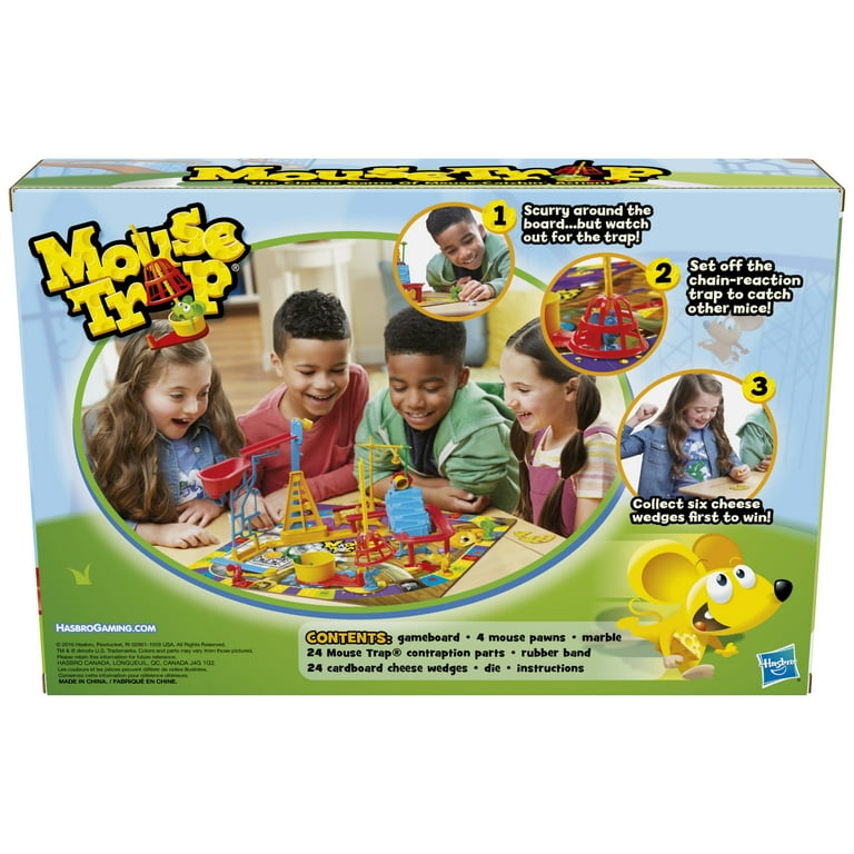 Mouse Trap Kids Board Game, Kids Game for 2-4 Players - Hasbro Games