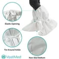 thumbnail image 5 of 2PCs (1 Pair) Disposable Medical Grade Non-Slip PP+PE High Knee Shoe & Boot Cover by Vastmed | Hazmat Boot Durable Water & Skid Resistant for Fluids, Dust, Dirt, Mud – Indoor Use, 5 of 7