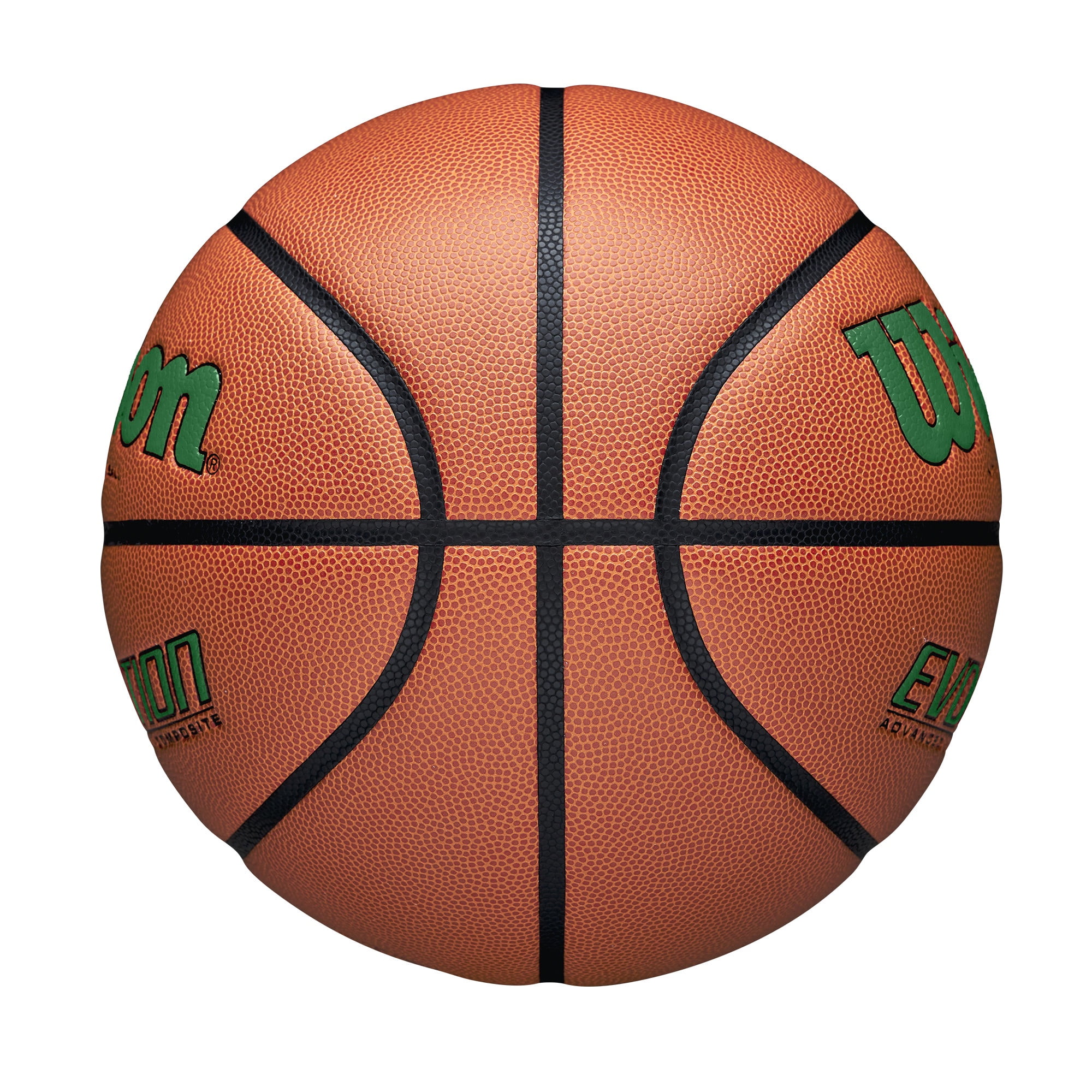 Wilson Evolution Indoor Game Basketball - Green, Size 7 - 29.5"