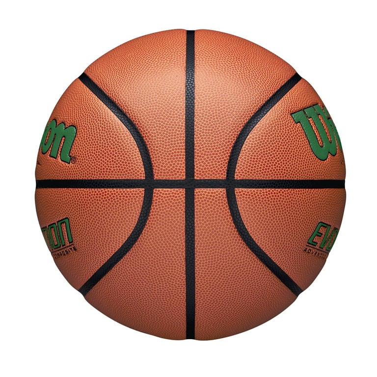 Wilson Evolution Indoor Game Basketball - Green, Size 6 - 28.5