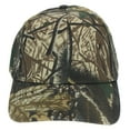 thumbnail image 2 of Mens Low Crown 6 Panel Camouflage Twill Baseball Cap Oak Camo, 2 of 4