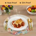thumbnail image 4 of Seahorse Coastal Round 13 Inch Placemats Set of 4, Nautical Ocean Summer Beach Coral Rustic HeatResistant Non Slip Place Mats for Dining Table, Wipeable Braided Kitchen Table Mats for Housewarming, 4 of 9