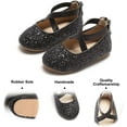 thumbnail image 4 of Toddler Flower Girl Dress Shoes - Girl Ballet Flats Party School Shoes Wedding, 4 of 6