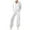 White, variant on Posijego S-5XL Women's Sweatsuit 2 Piece Outfits V Neck Long Sleeve Pullovers Wide Leg Pants Lounge Sets