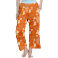 thumbnail image 2 of FASHOFT Halloween Pajamas Pants for Girls Cute Printed Sleep Pants Long Casual Loungewear Comfortable Relaxed Fit Trousers 3-14 Years Halloween Loungewear Orange 9-10 Years, 2 of 4