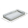 Better Homes & Gardens Rectangular Metal & Glass Vanity Tray, Clear