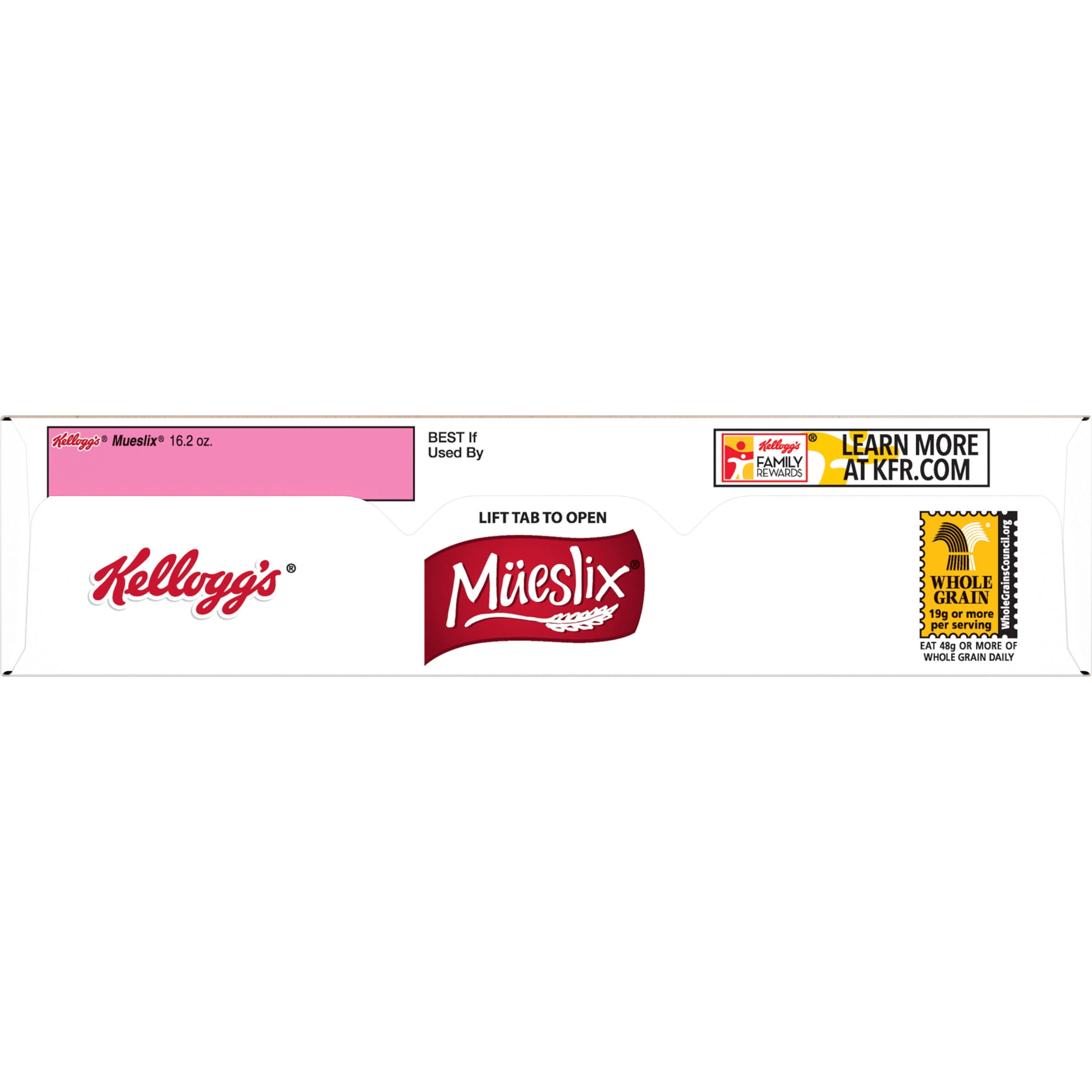 Kellogg's Mueslix Breakfast Cereal, 12g Protein with Milk, Good Source of Fiber, 16.2 oz