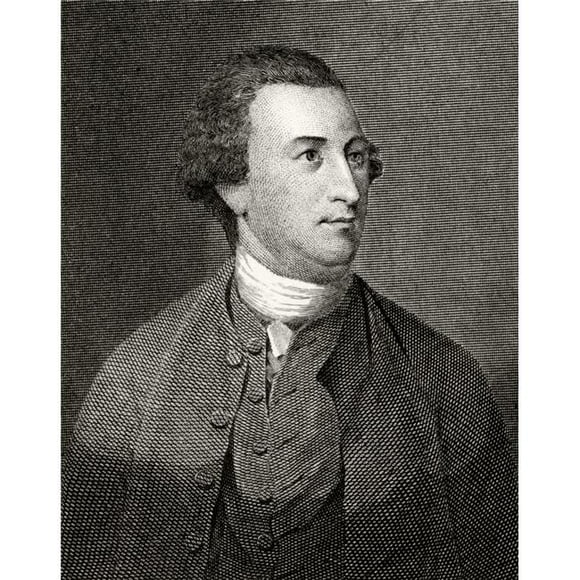 Posterazzi William Paca 1740 To 1799 American Statesman & Founding Father A Signatory of Declaration of Independence Engraved by P. Maverick From A Drawing by J.B. Longacre After Copley Poster