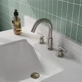 thumbnail image 5 of ANGELES HOME Widespread Bathroom Faucet 3 Hole, Brushed Nickel Bathroom Sink Faucet, 2 Handle Bathroom Faucet, Bath Faucet, 5 of 12
