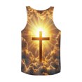 thumbnail image 6 of BRGZLK Tanks Top For Mens Jesus Cross Faith Sleeveless Crew Neck Workout Tank Tops Summer Casual Quick Dry Tees, 6 of 6