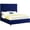 Blue, variant on Candace Navy Velvet Queen Bed-Color:Navy Velvet,Style:Contemporary