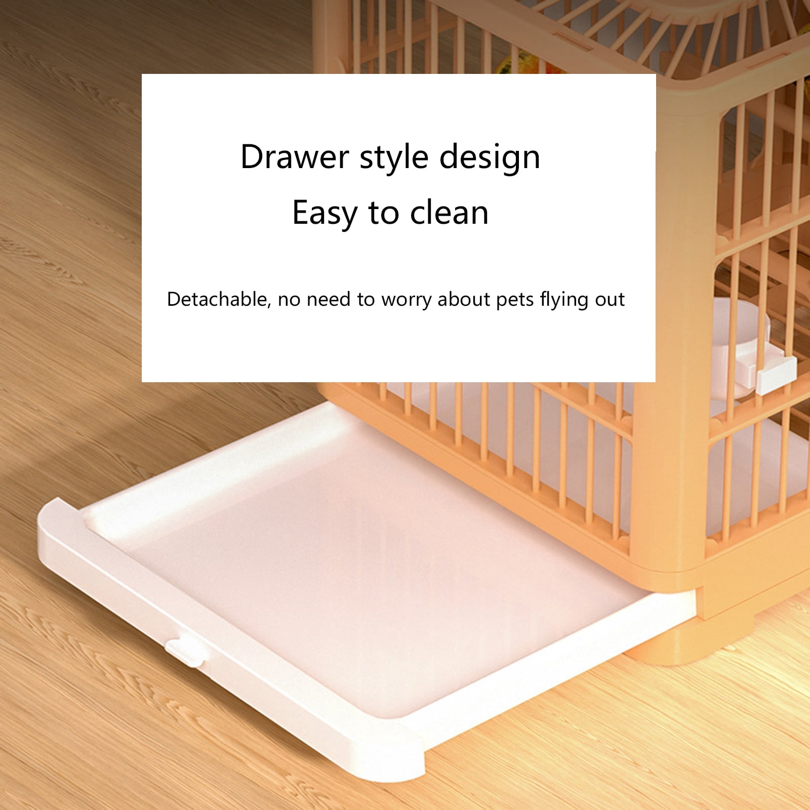Comfortable Bird Cage for Indoor Outdoor Generous Living Area for Pet Birds Large Breathable Birdcage for Parrot