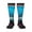 3 Black, variant on Xecao Neon Cyberpunk Blue Bear Print Compression Socks for Both Men And Women for Running, Travel, Flight, Nurse