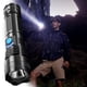 thumbnail image 1 of Linterna LED recargable | Carga USB | Luz potente y superbrillante con foco fijo | Largo alcance: 200-500 m | Luz portátil de emergencia para exteriores, camping, senderismo y ABS, impermeable, 1 of 9