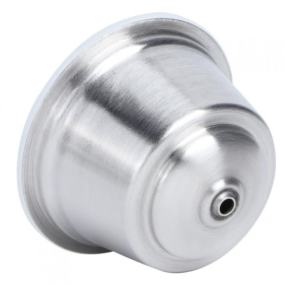 2 Paquete reutilizable Cápsula de Café de Acero Confetera compatible con Copa inoxidable, Tapa de Silicona de Gradotio para Mácinas, Cubierta de Polvo