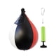 thumbnail image 1 of Saco de boxeo de velocidad, saco de boxeo para entrenamiento deportivo de Muay Thai y fitness. Negro blanco rojo, 1 of 9