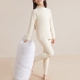 thumbnail image 4 of Fshinging Children Clothes Set Girls Soft Comfy Solid Raglan Sleepwear 2Pcs Tenue Garçon Size 8-9 Years, 4 of 4