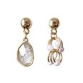 thumbnail image 1 of Pendientes chapados en oro con perlas de moda, joyería de circonio cúbico para mujer, un par, 1 of 5