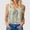 Light Green, variant on Women's Bohemian Style Lace Up Front Lace Vest Beach Button Up Top Sleeveless Mesh Chiffon Crop Top for Women Light Green L