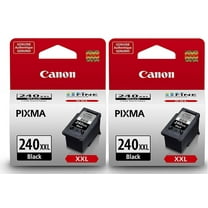 Genuine Canon PG-240 XXL Extra High Capacity Black Cartridge (5204B001) (Pack of 2)