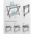 thumbnail image 4 of Juego de 2 portaequipajes SONGMICS con estante de almacenamiento y marco de acero, 4 of 6