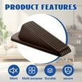 thumbnail image 4 of LAMIRO Door Stoppers for Bottom of Door,Not Effortless to Deform Door Stopper,Freely Adjust the Door Opening Angle Door Stoppers for Wall,brown, 4 of 7