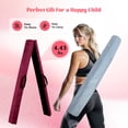 thumbnail image 6 of Olenyer 8FT Folding Balance Beam for Kids 3-12,Foldable Gymnastics Floor Beam-Extra Firm Suede Cover with Carry Bag for Home Wine Red, 6 of 7