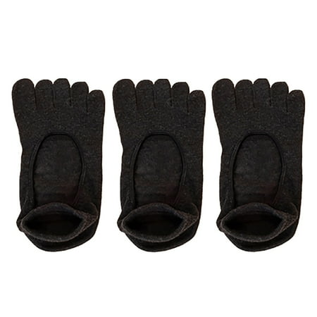 

Socks For Women 3-pack Of Summer Solid Color Sports Pupila Anti Slip Odor Heel Five Finger Socks Womens Socks