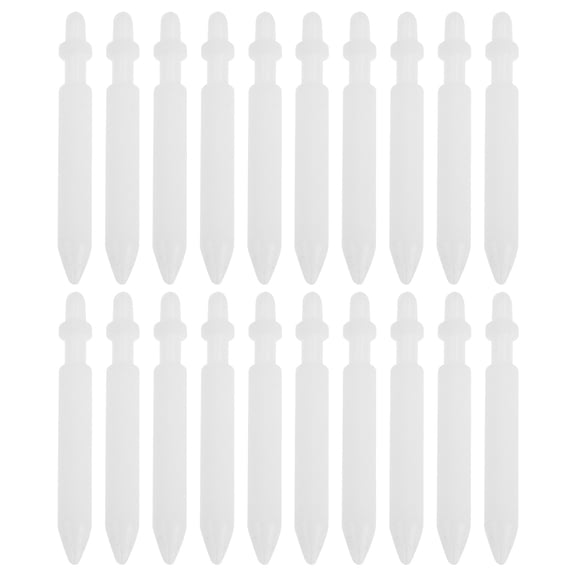 ETEREAUTY 20Pcs Universal Pen Nibs White Acrylic Marker Tips Replacement for Accurate and Smooth Drawing
