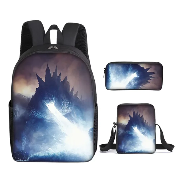 King Kong Backpack Three-Piece Set