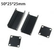 thumbnail image 3 of 5Pcs Extruded Pcb Aluminum Box Black Enclosure Electronic Project Diy 50*25*25mm for Electronic Projects Power Supply Devices, 3 of 9