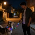 thumbnail image 5 of FeiFu LED Light-Up Dog Leash USB Rechargeable Luminous Traction Rope Adjustable Reflective Pull Strap Glow in the Dark Safety Leash for Night Walking, 5 of 6