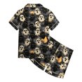 thumbnail image 4 of Leey-World Halloween Toddler Pjs Toddlers Halloween Baby Kids Girl Pumpkin Pajama Set Jammies Button Down Sleepwear, 4 of 6