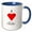 Blue/White, variant on 3drose, Image of I Love Elvis with Big Red Heart, 11oz Mug