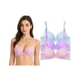 thumbnail image 1 of Paquete con 3 Brasieres de Algodón Doble Push Up Aumenta Hasta 2 Tallas Tatys Fashion 2076, 1 of 5